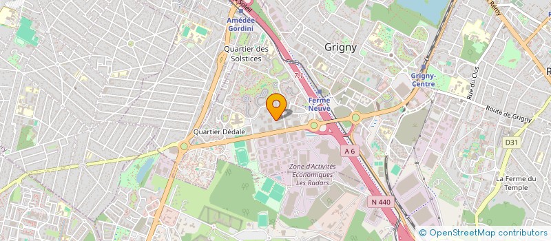 localisation de l'entreprise SCI ANTELO  GRIGNY