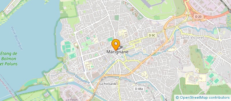 localisation de l'entreprise SCI ANTENIA à MARIGNANE