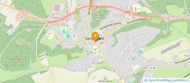 localisation de l'entreprise SCI ANTENNE REGIONALE SEXOLOGIE CLINIQUE à SAINT-AVOLD