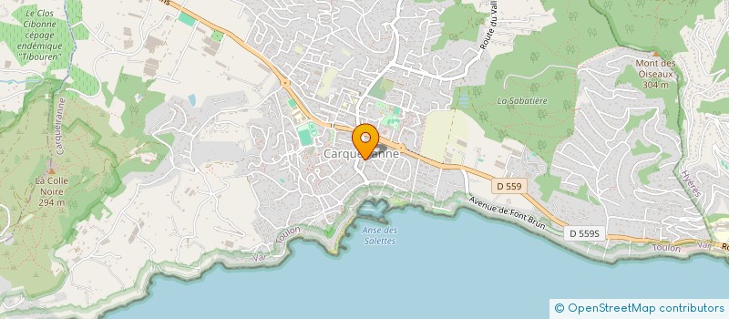 localisation de l'entreprise SCI ANTENOR à CARQUEIRANNE