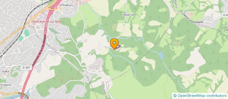 localisation de l'entreprise SCI ANTERENEA à SAINT-JEAN-DE-LUZ