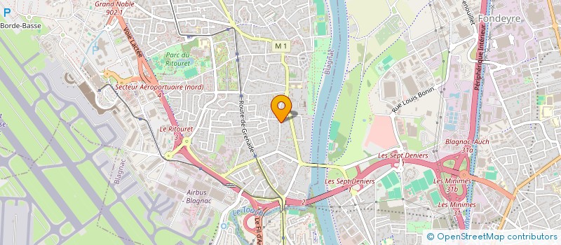 localisation de l'entreprise SCI ANTES  BLAGNAC