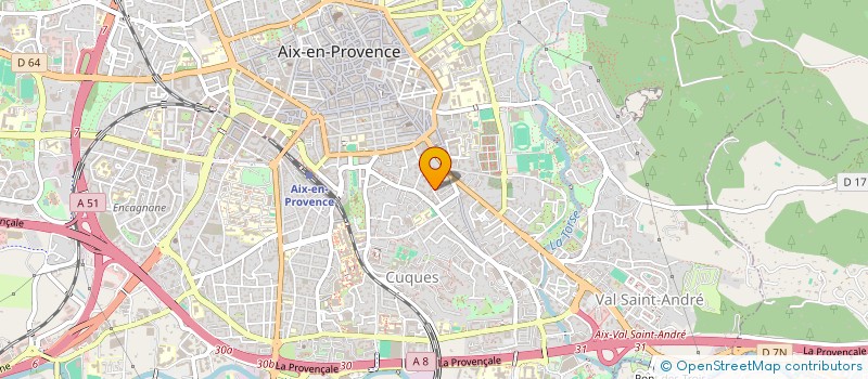 localisation de l'entreprise SCI ANTHEI à AIX-EN-PROVENCE