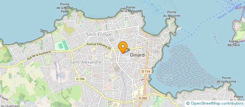 localisation de l'entreprise SCI ANTHEMIS  DINARD