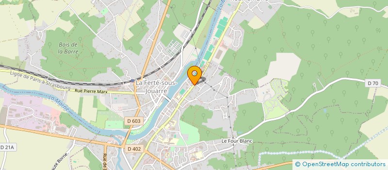 localisation de l'entreprise SCI ANTHENA à LA FERTE-SOUS-JOUARRE