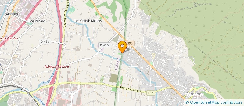 localisation de l'entreprise SCI ANTHEO  GEMENOS