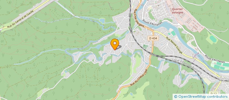 localisation de l'entreprise SCI ANTHEORE à EPINAL