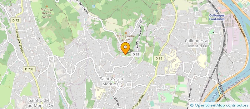 localisation de l'entreprise SCI ANTHERIC  SAINT-CYR-AU-MONT-D'OR