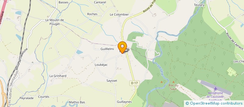 localisation de l'entreprise SCI ANTHEUS  CAUSSADE