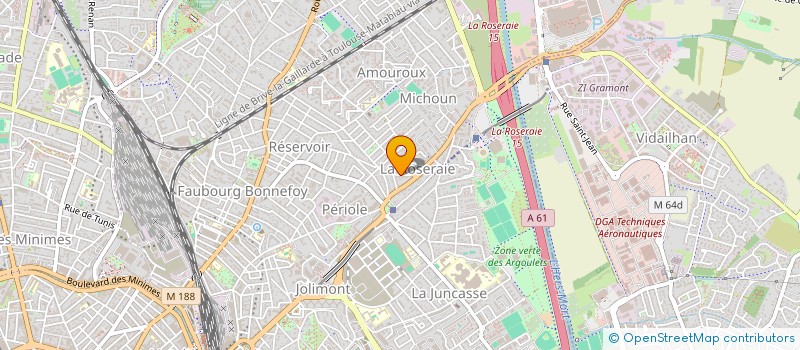 localisation de l'entreprise SCI ANTHEV à TOULOUSE