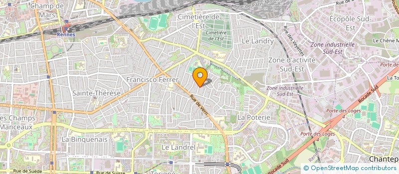 localisation de l'entreprise SCI ANTHILDE  RENNES