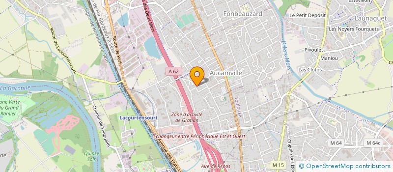 localisation de l'entreprise SCI ANTHINEA à AUCAMVILLE