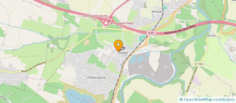 localisation de l'entreprise SCI ANTHO 17 à CARCASSONNE