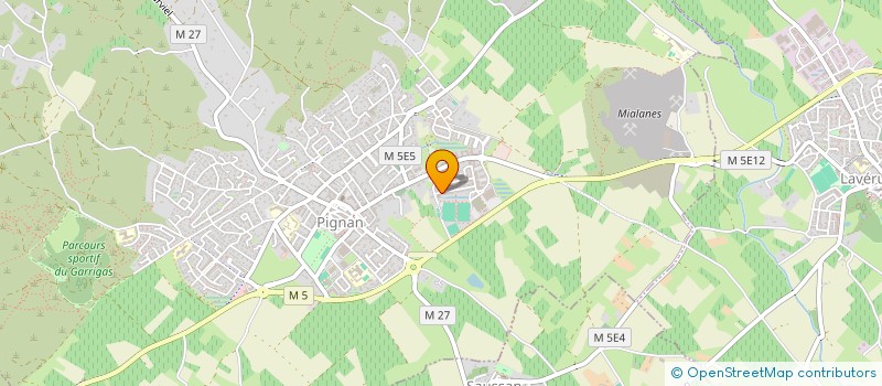 localisation de l'entreprise SCI ANTHOLOMY  PIGNAN