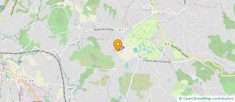 localisation de l'entreprise SCI ANTHOMAT  CHATEAUNEUF-GRASSE