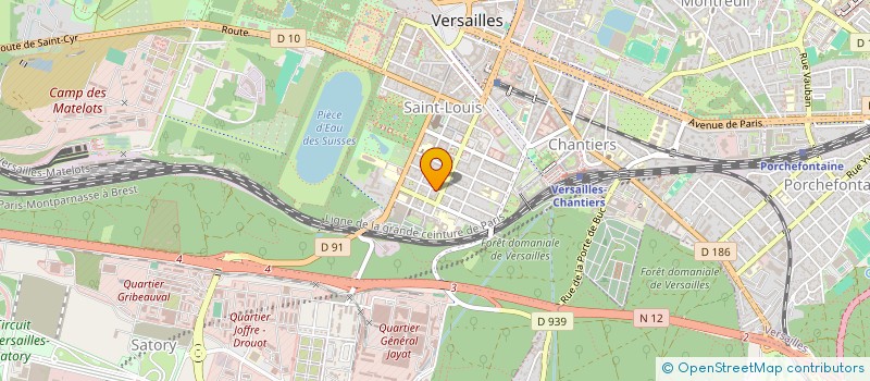 localisation de l'entreprise SCI ANTHON 2000 à VERSAILLES