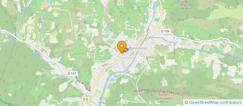 localisation de l'entreprise SCI ANTHONELLA à BUIS-LES-BARONNIES