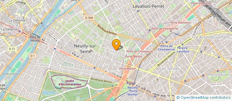localisation de l'entreprise SCI ANTHONY 10 à NEUILLY-SUR-SEINE