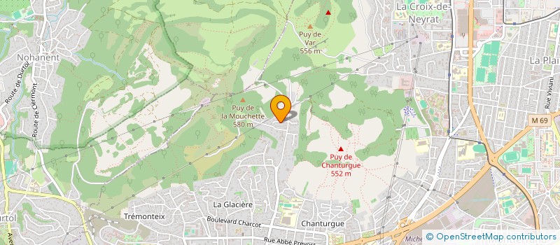 localisation de l'entreprise SCI ANTHONY  CLERMONT-FERRAND