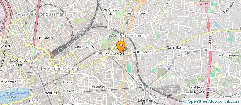 localisation de l'entreprise SCI ANTHONY à MARSEILLE