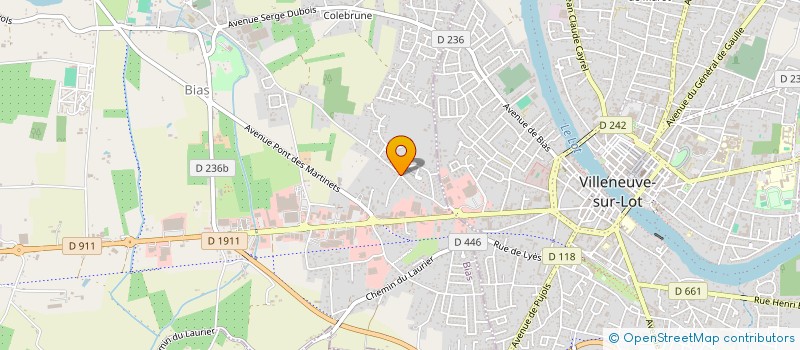 localisation de l'entreprise SCI ANTHONY  BIAS