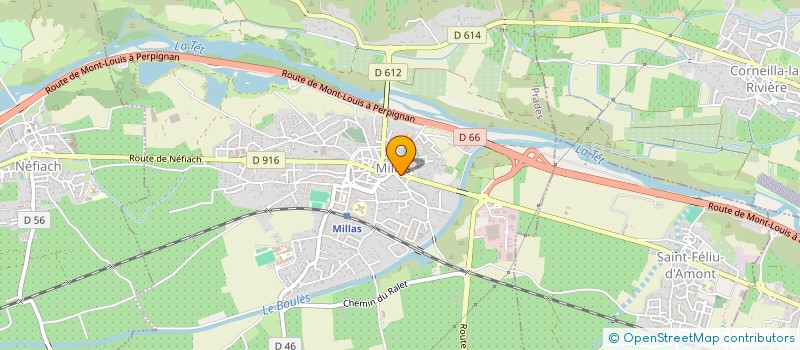 localisation de l'entreprise SCI ANTHONY  MILLAS