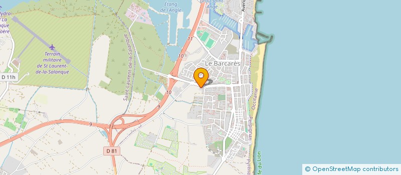 localisation de l'entreprise SCI ANTHONY  LE BARCARES