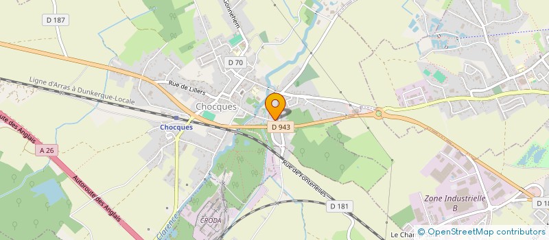 localisation de l'entreprise SCI ANTHONY ET LAURENT  CHOCQUES