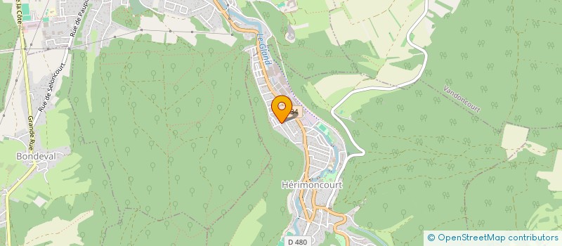 localisation de l'entreprise SCI ANTHOPHILA  HERIMONCOURT