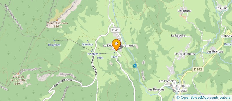 localisation de l'entreprise SCI ANTHYLLIS  TULLINS