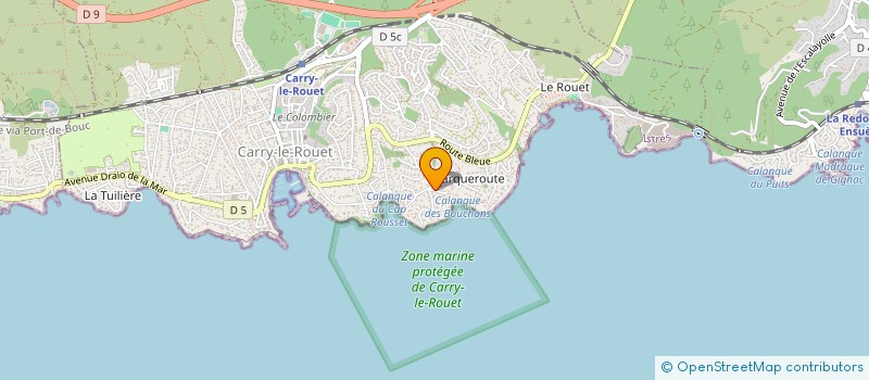 localisation de l'entreprise SCI ANTIC  CARRY-LE-ROUET