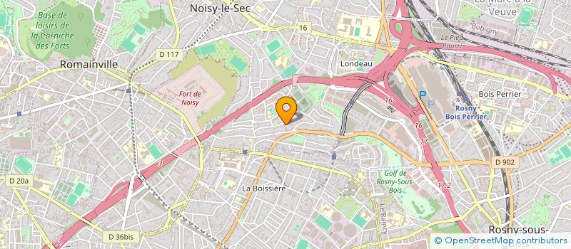 localisation de l'entreprise SCI ANTIC IMMO à NOISY-LE-SEC