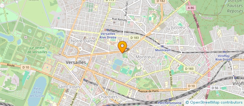 localisation de l'entreprise SCI ANTIGONE à VERSAILLES