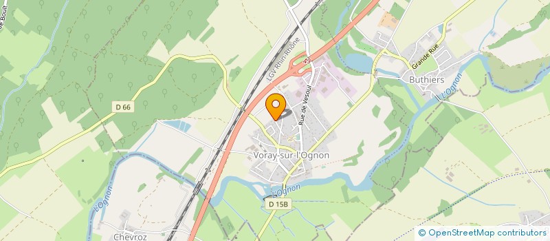 localisation de l'entreprise SCI ANTIGONE  VORAY-SUR-L'OGNON