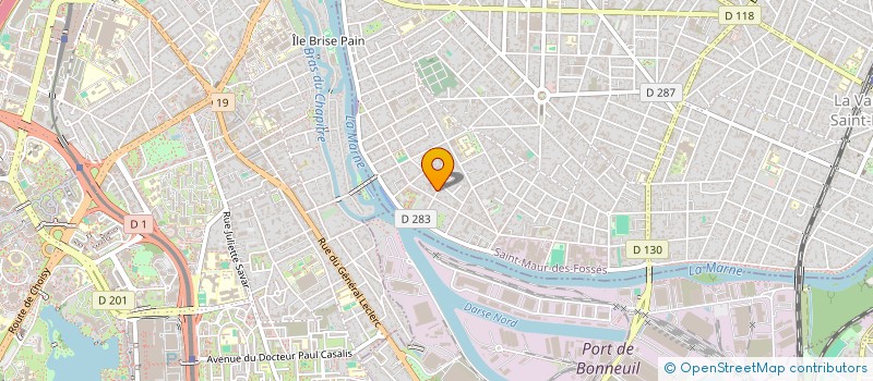 localisation de l'entreprise SCI ANTIKA à SAINT-MAUR-DES-FOSSES