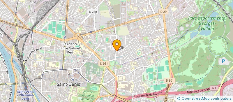 localisation de l'entreprise SCI ANTILLAISE à SAINT-DENIS
