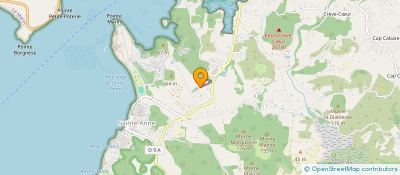 localisation de l'entreprise SCI ANTILLES BRETAGNE  SAINTE-ANNE