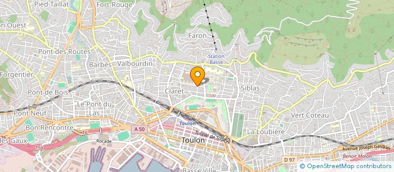 localisation de l'entreprise SCI ANTIN PRESSET  TOULON