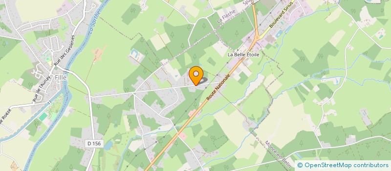 localisation de l'entreprise SCI ANTINA  GUECELARD