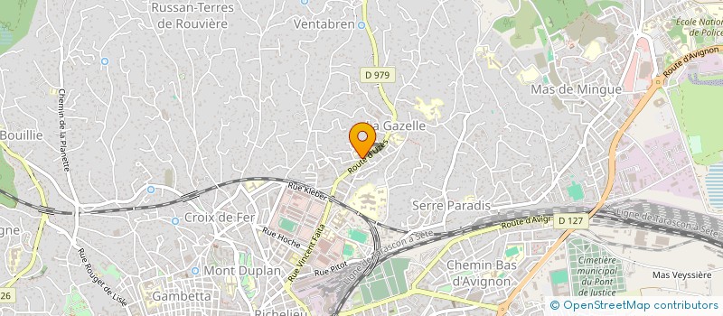 localisation de l'entreprise SCI ANTINEA  NIMES