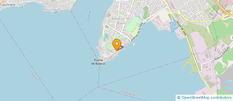 localisation de l'entreprise SCI ANTINEA  BALARUC-LES-BAINS