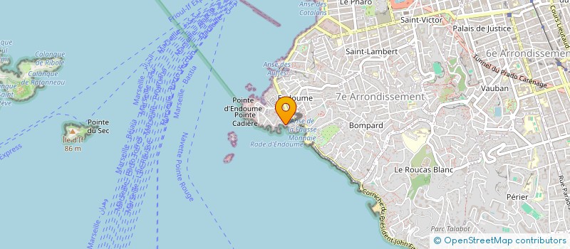 localisation de l'entreprise SCI ANTINEA à MARSEILLE 7