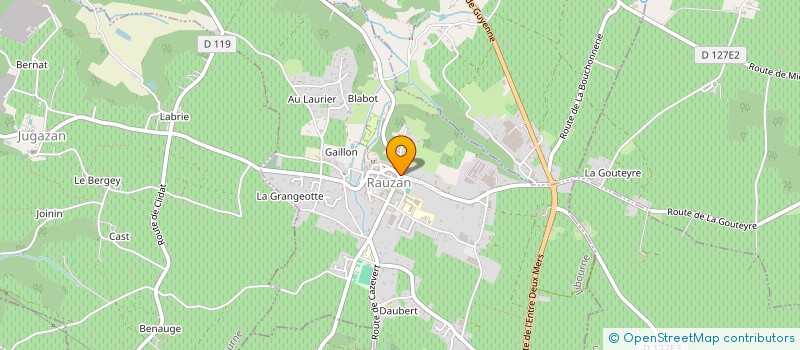 localisation de l'entreprise SCI ANTINES  VAZERAC