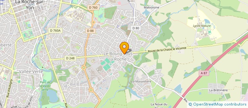 localisation de l'entreprise SCI ANTINYAN  LA ROCHE-SUR-YON