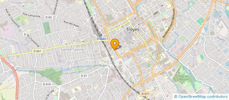 localisation de l'entreprise SCI ANTIOCHE à TROYES
