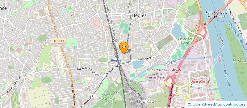 localisation de l'entreprise SCI ANTIOCHE à BEGLES
