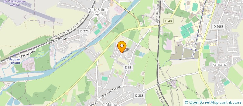 localisation de l'entreprise SCI ANTIPODE  MAING