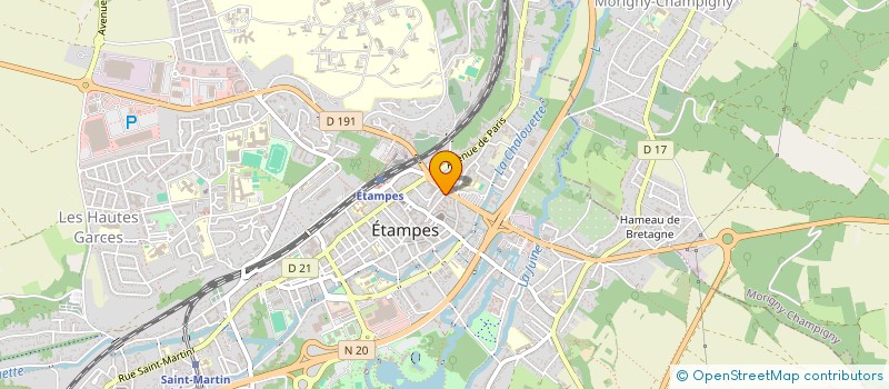 localisation de l'entreprise SCI ANTIPODES à ETAMPES