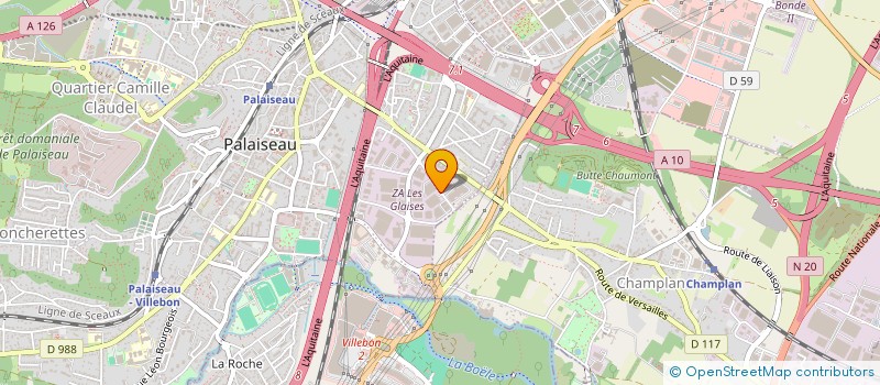 localisation de l'entreprise SCI ANTIPOLE à PALAISEAU