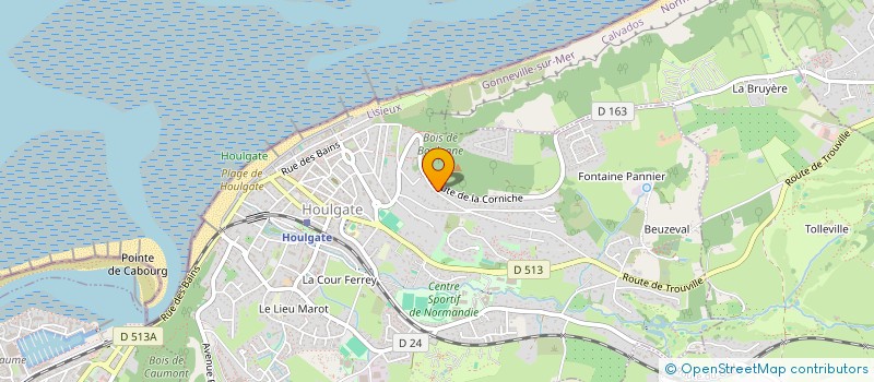 localisation de l'entreprise SCI ANTIUM  HOULGATE